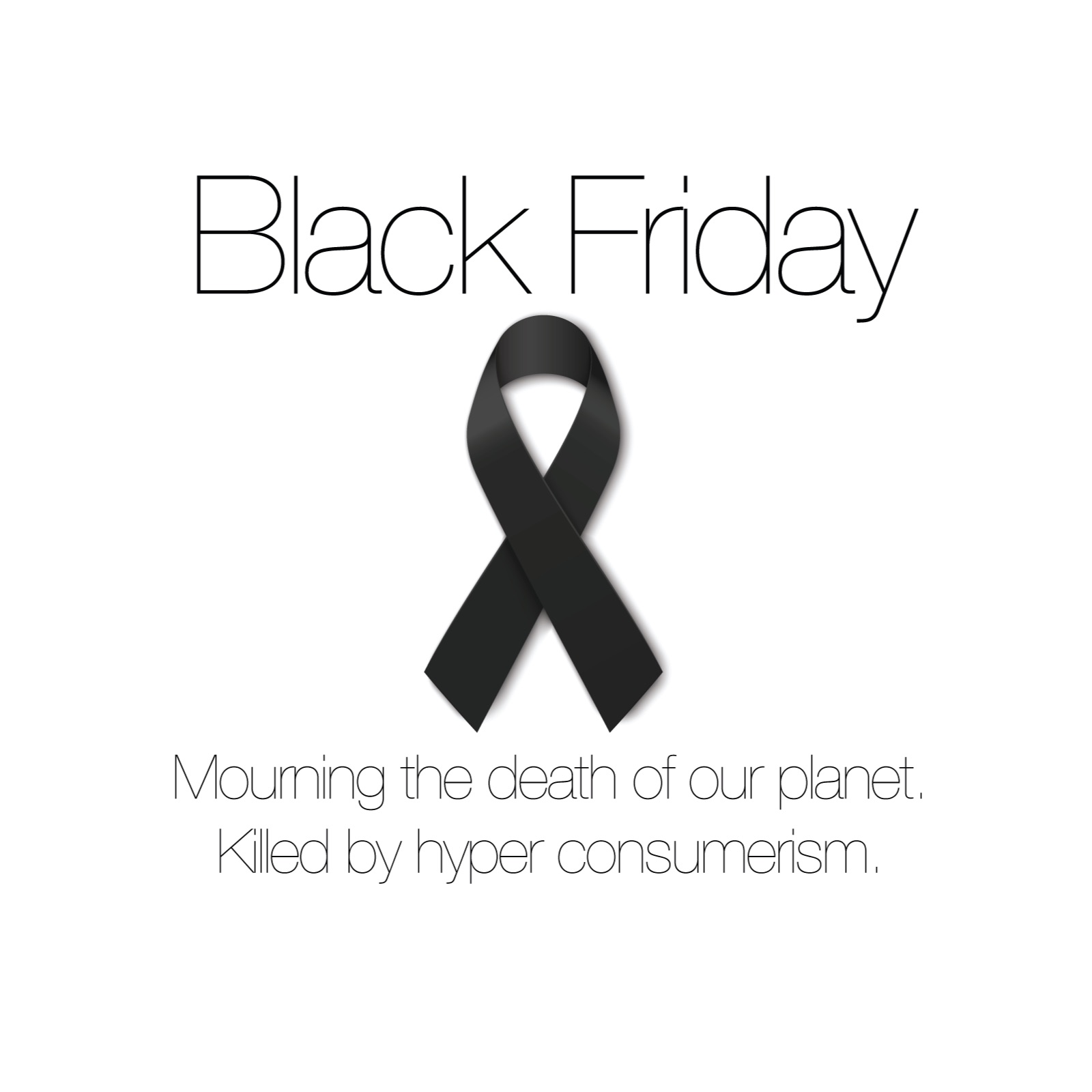 Black Friday. A Day Of Mourning